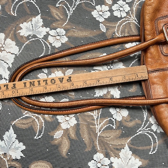 Etienne Aigner Women’s Shoulder Bag Brown Leather Purse Corporate Handbag - Picture 9 of 16